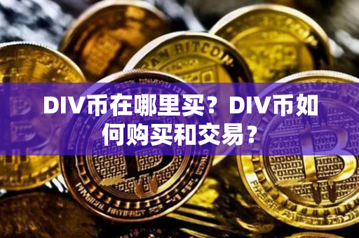 DIV币在哪里买？DIV币如何购买和交易？